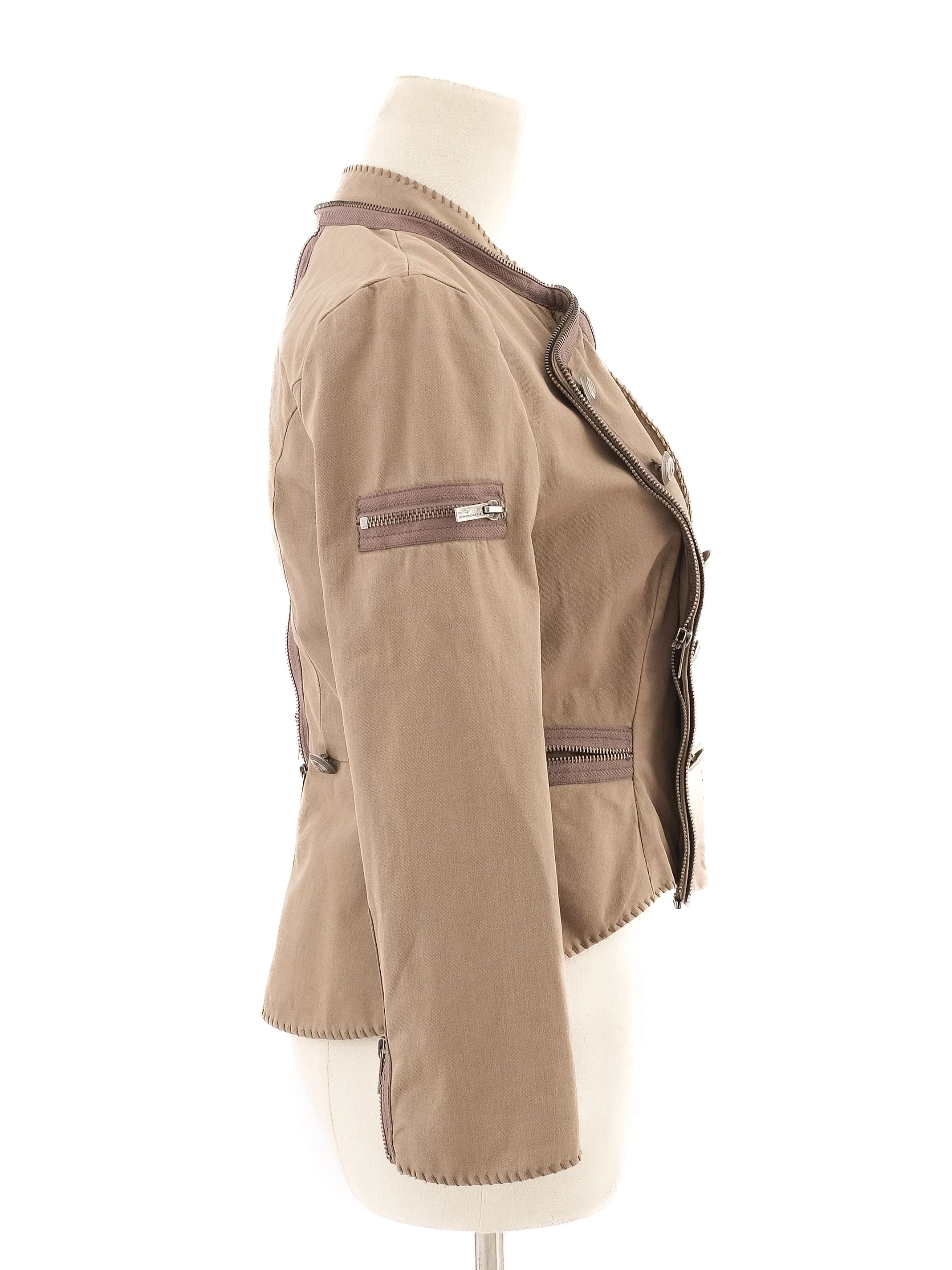 Excellent BCBGMaxazria Green Military Jacket Size XS