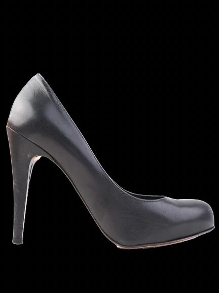 Coccinelle Black Leather High Heeled Pumps Excellent Condition