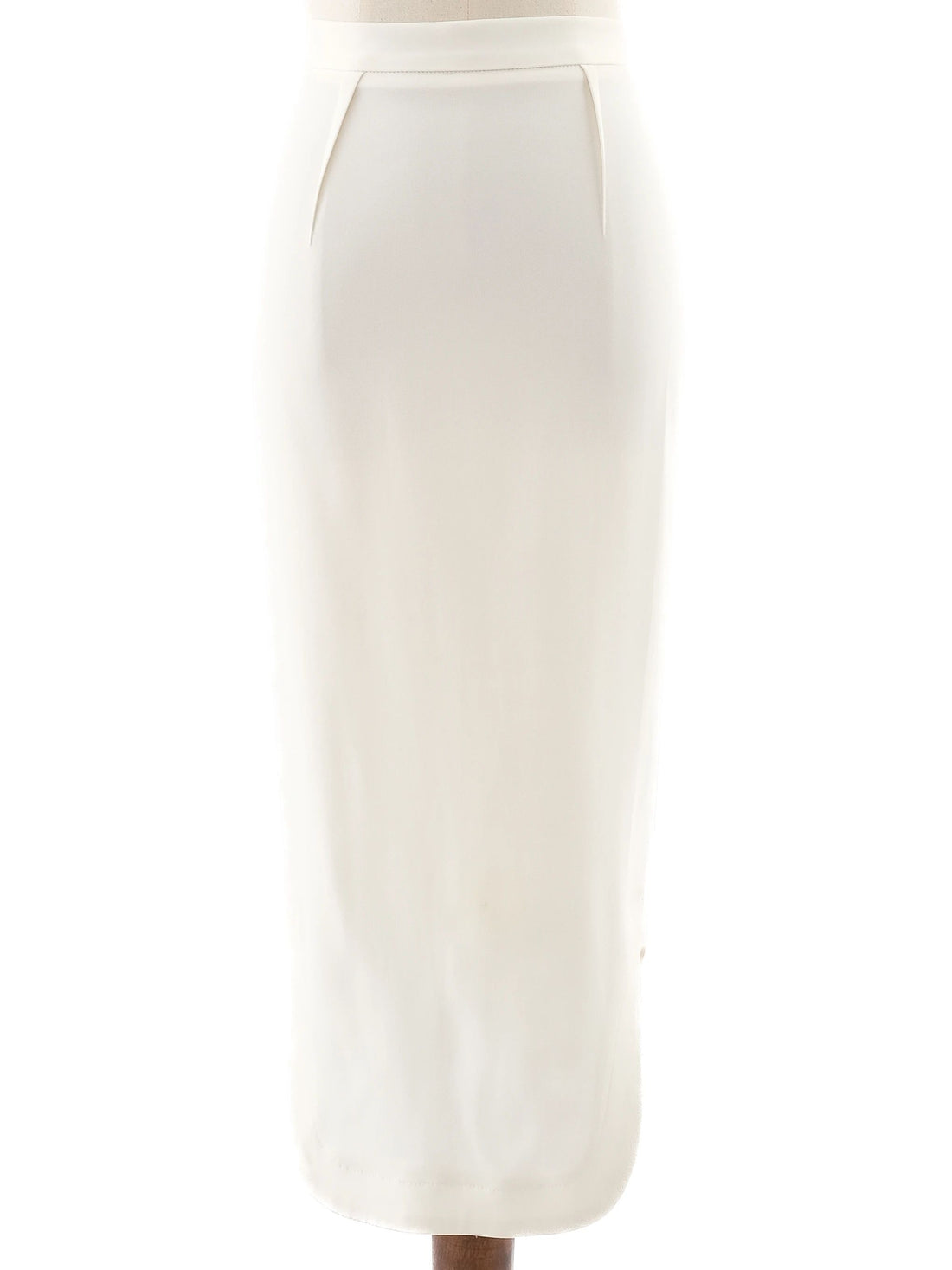 Excellent Roland Mouret Yellow Viscose Pencil Skirt Size XS