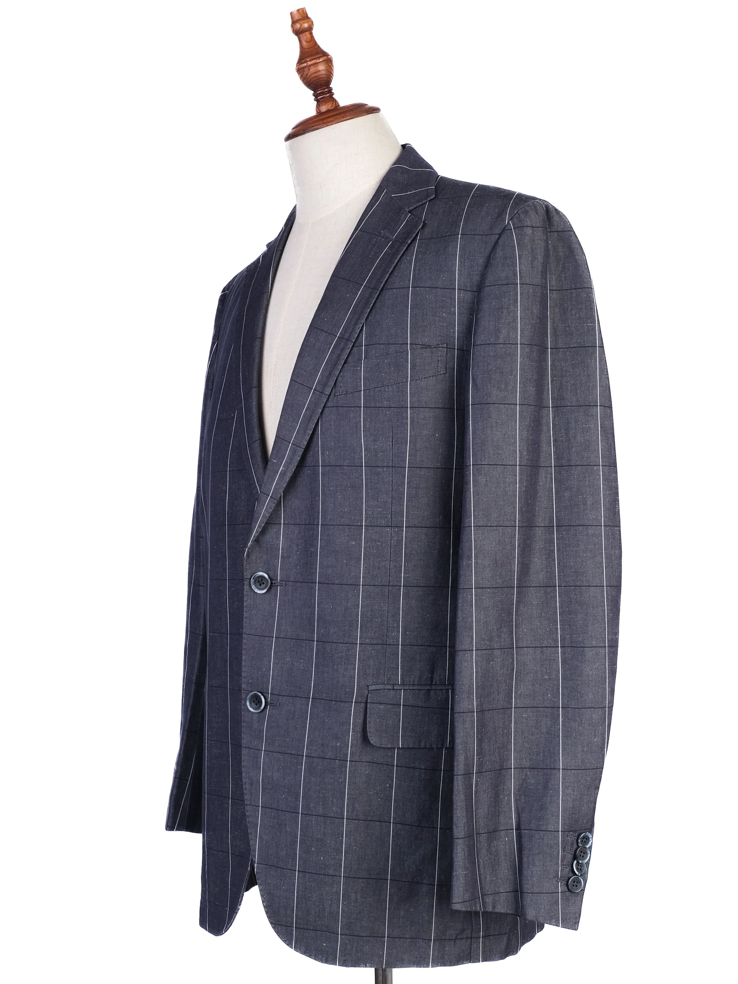 Excellent Pal Zileri Gray Plaid Blazer Combined MenÕs Size