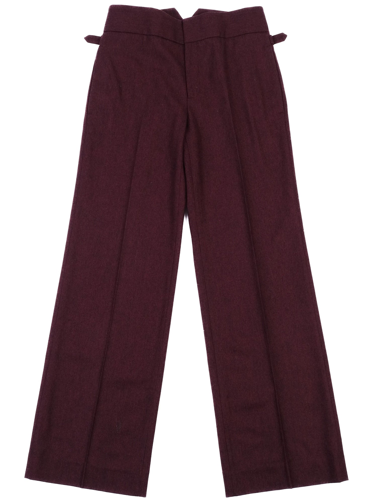 Gucci Red Wool Trousers Size 38 Excellent Condition