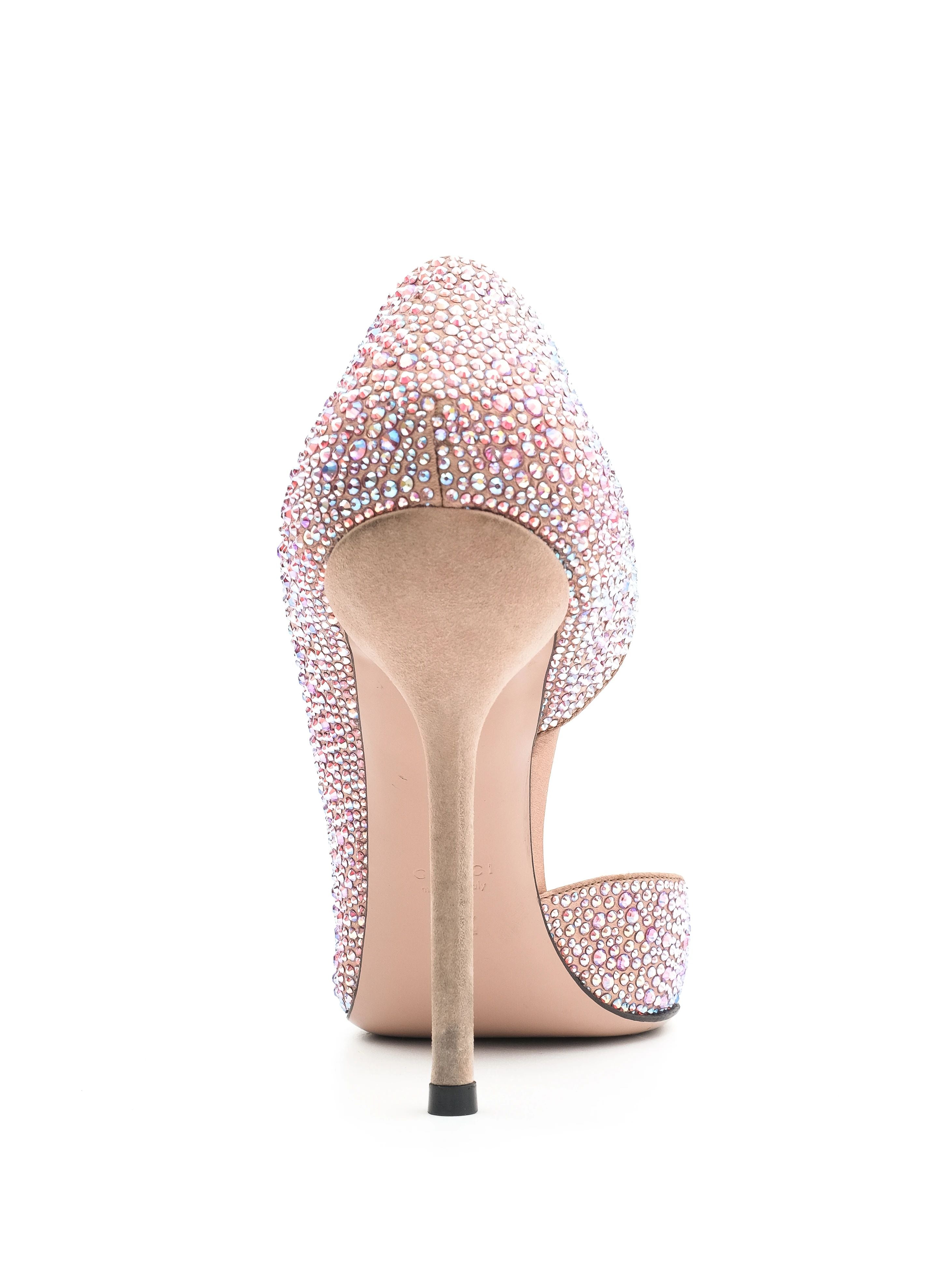 Excellent Gucci Pink High-Heeled Shoes Size 36.5 Stiletto