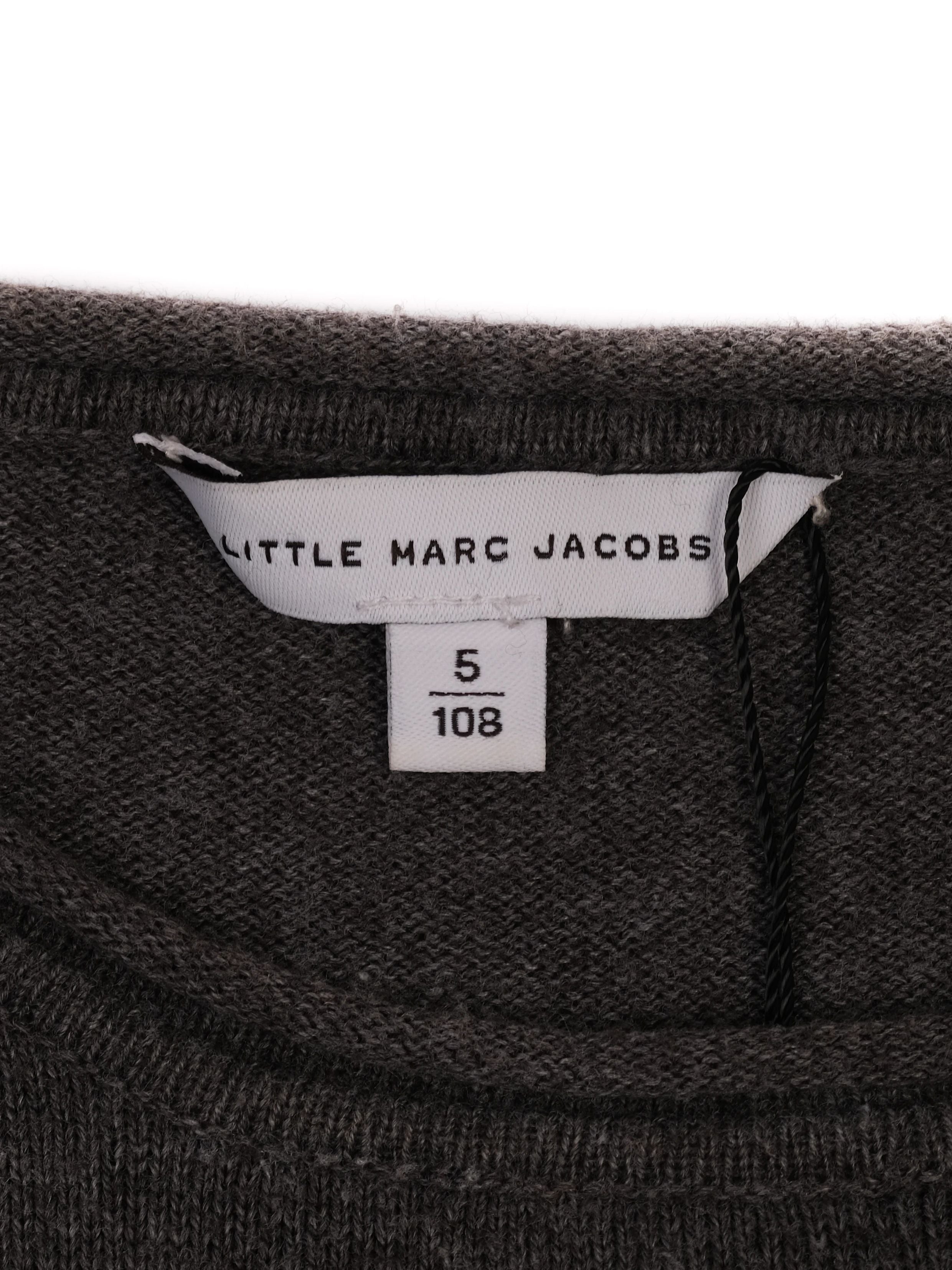 Excellent Little Marc Jacobs Gray Long Sleeve Dress Size 5