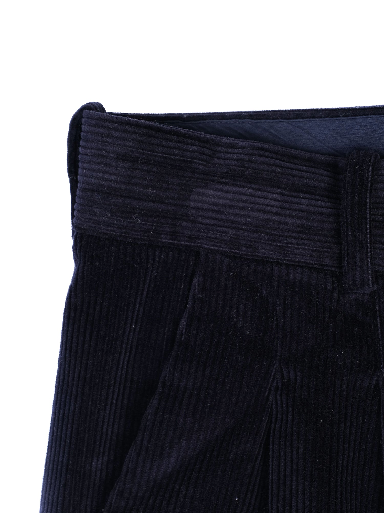 Excellent Cos Blue Corduroy Shorts Size M Women Elastane