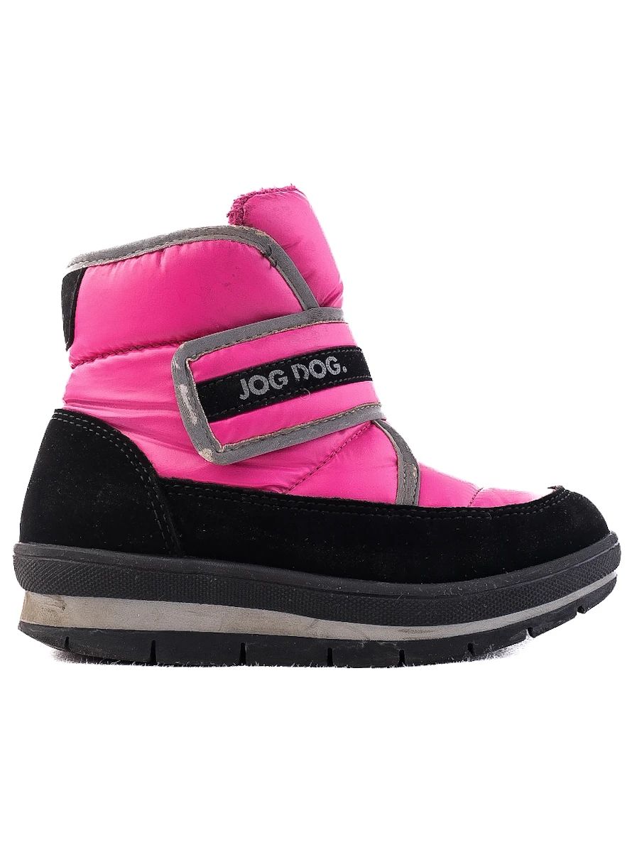 Excellent Jog Dog Pink Textile Winter Boots for Kids, Size 32