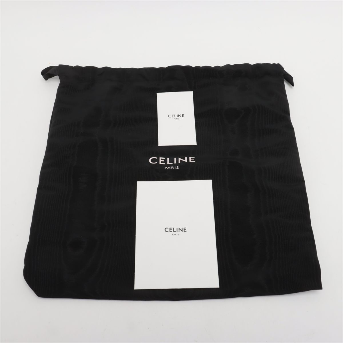 Celine Leather Shoulder Bag Black