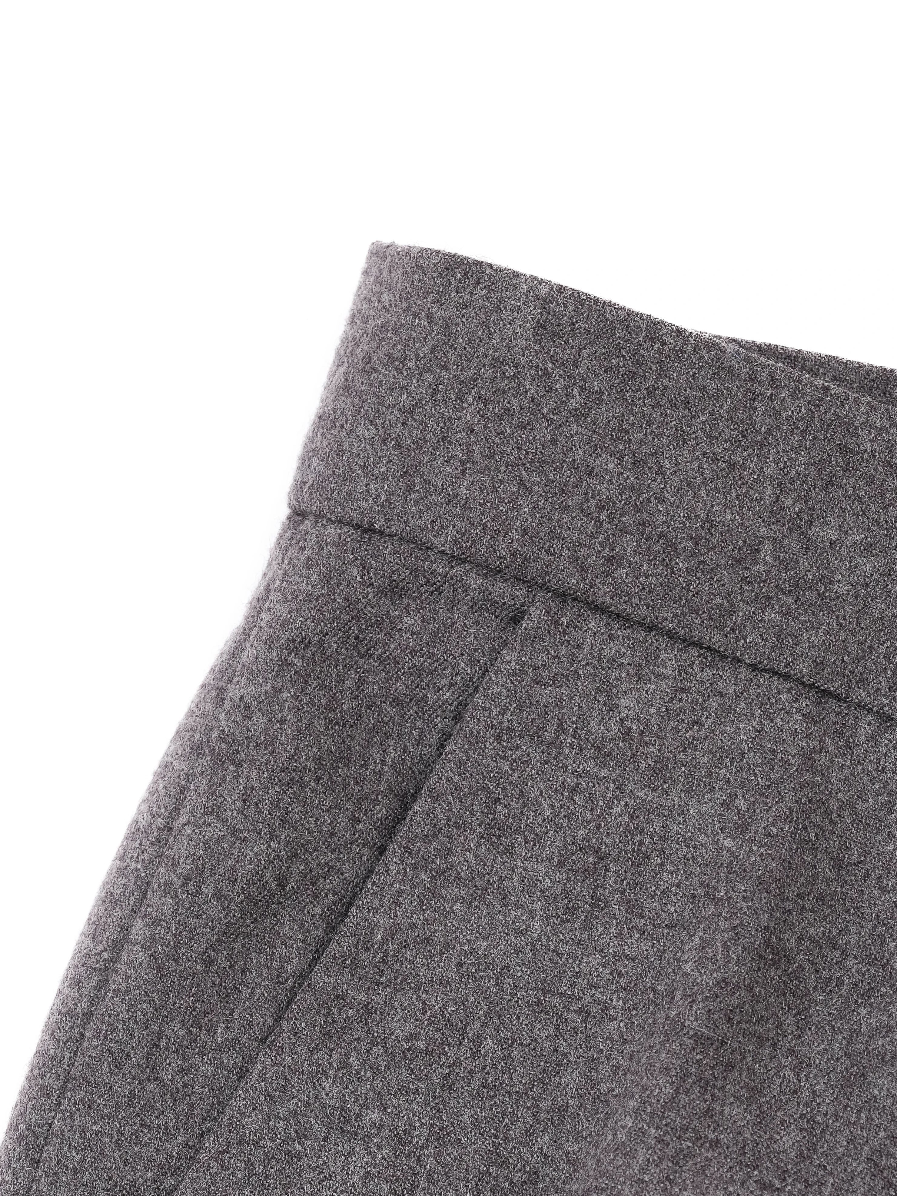 Excellent ESCADA Gray Wool Trousers Women&