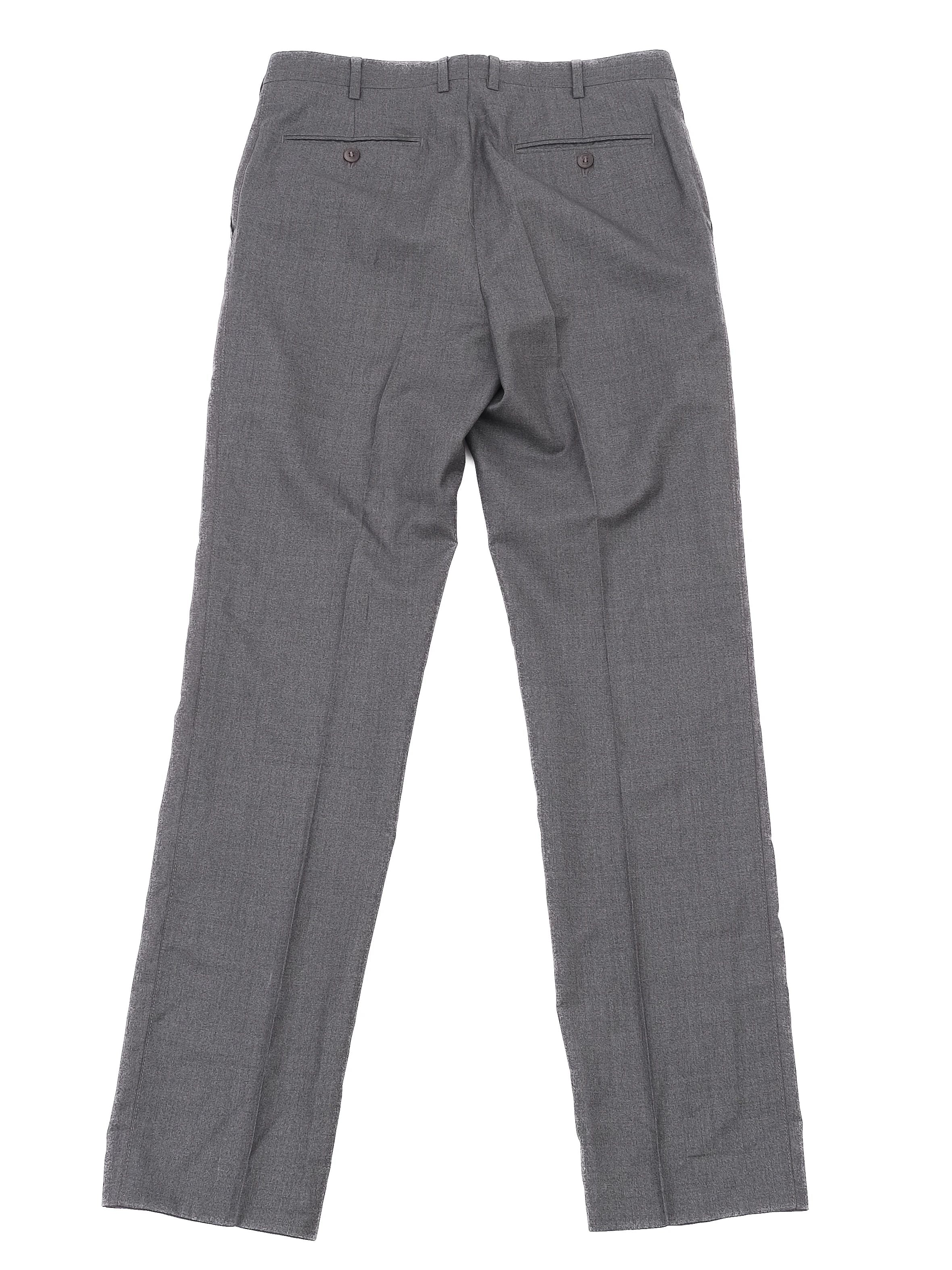 Excellent BRIONI Gray Wool Dress Pants Size M