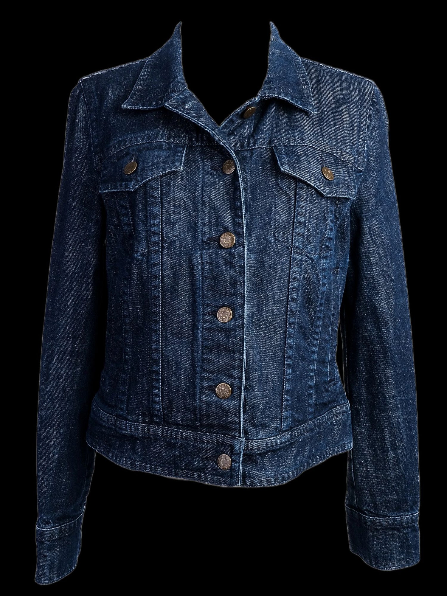Excellent J. Crew Blue Denim Jacket Size S Women&