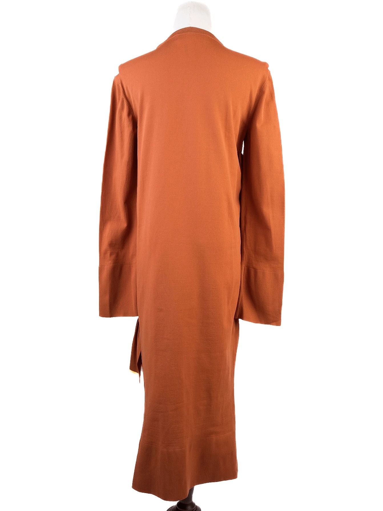 Excellent Marni Orange Ruffled Dress Size M Women Nylon
