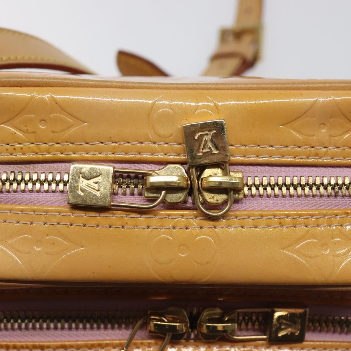 Louis Vuitton Vernis Wooster Bag Marshmallow Pink M 91037 Auth