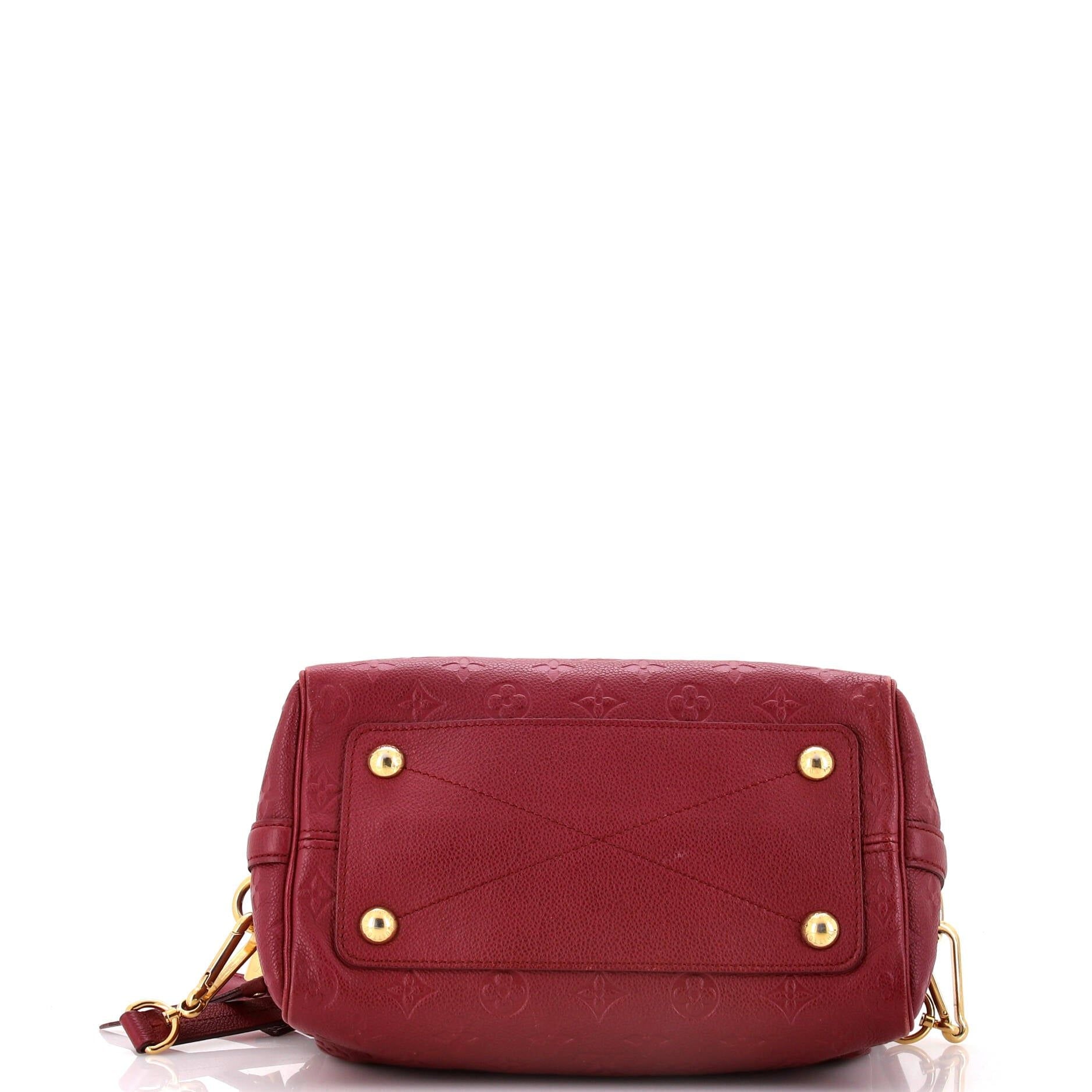 Louis Vuitton Speedy Bandouliere Bag Monogram Empreinte Leather 25