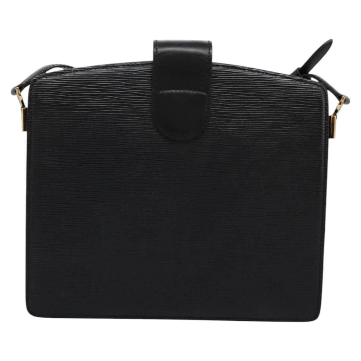 Louis Vuitton Epi Capuchin Shoulder Bag Black M 52342 Lv Auth