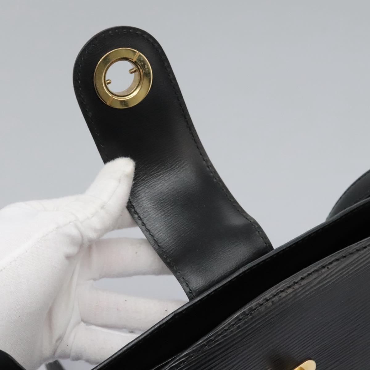 Louis Vuitton Epi Capuchin Shoulder Bag Black M 52342 Lv Auth
