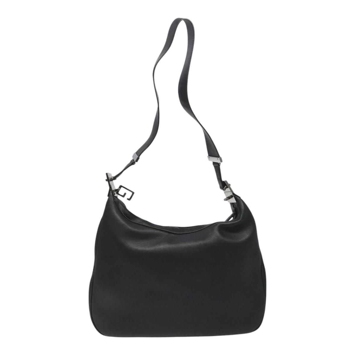 Gucci Black Leather Shoulder Bag