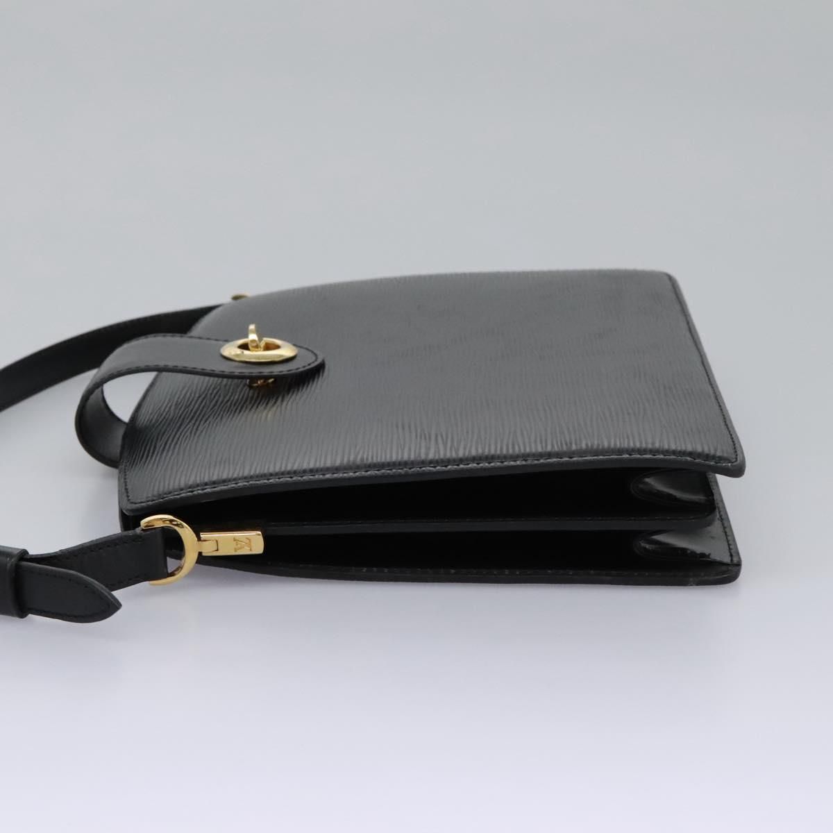 Louis Vuitton Epi Capuchin Shoulder Bag Black M 52342 Lv Auth