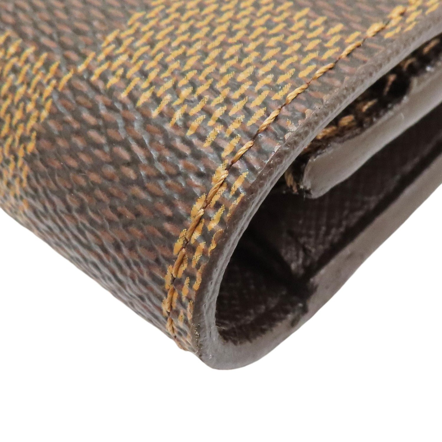 Louis Vuitton Emilie Wallet Damier Ebene Canvas N 63019