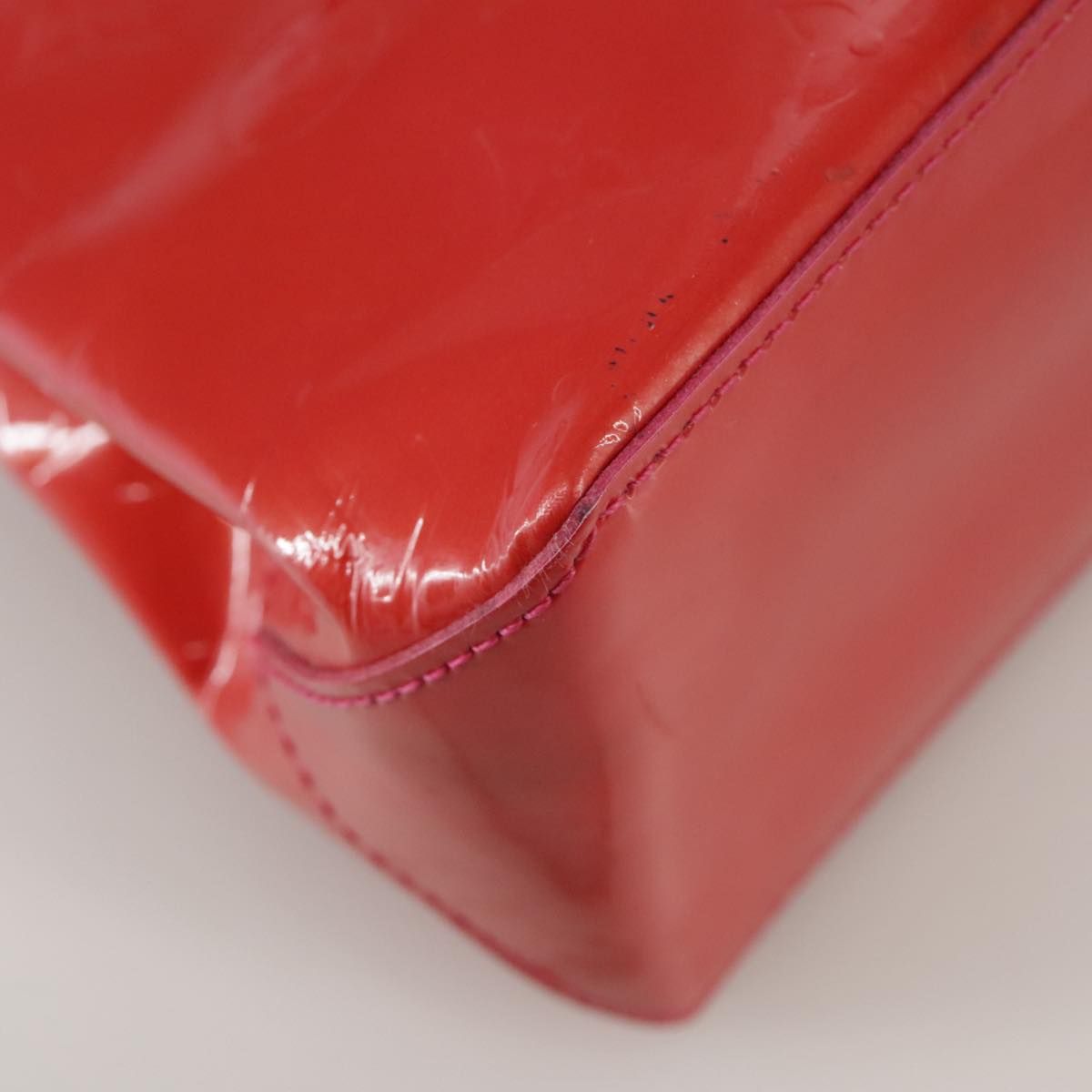Louis Vuitton Vernis Wilshire Pm Hand Bag Rose Pop M 93643 Auth