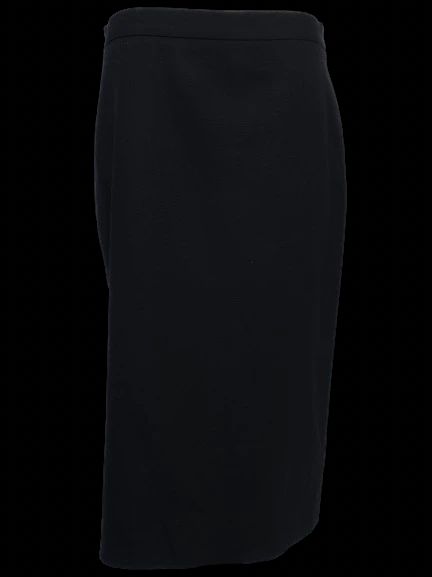 Excellent Moschino Cheap and Chic Black Wool Skirt Size XL