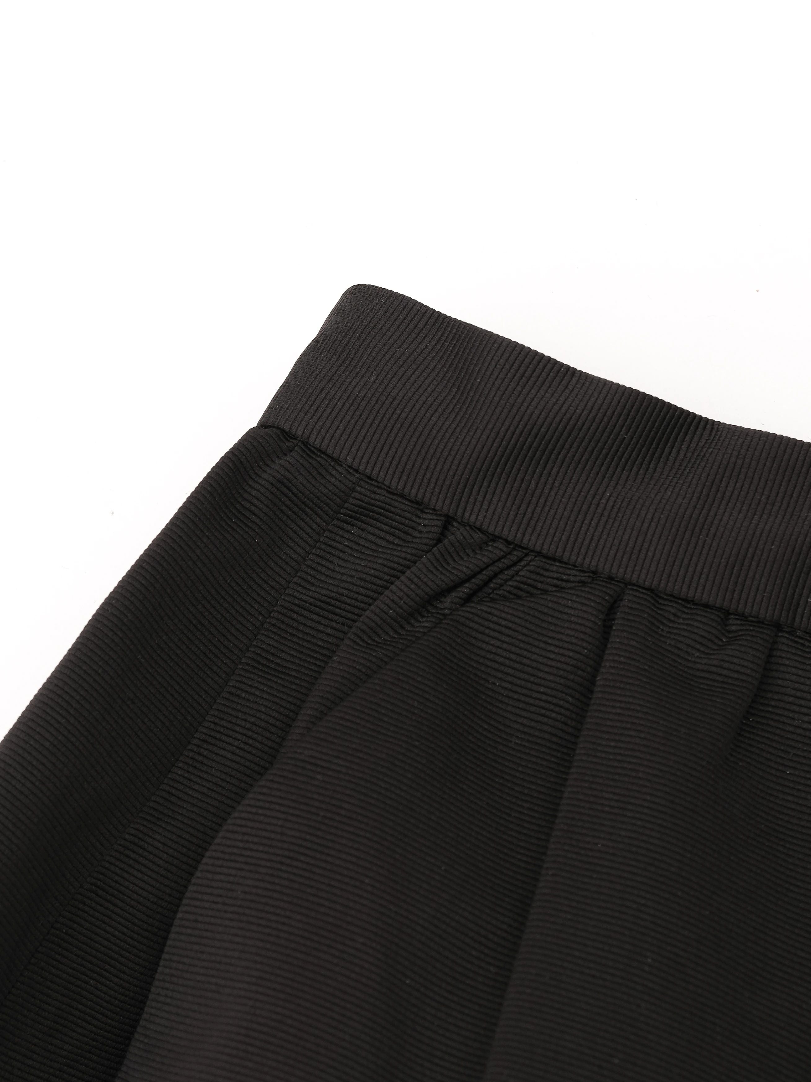 Excellent Max Mara Black Pleated Skirt Size XL 100% Polyester