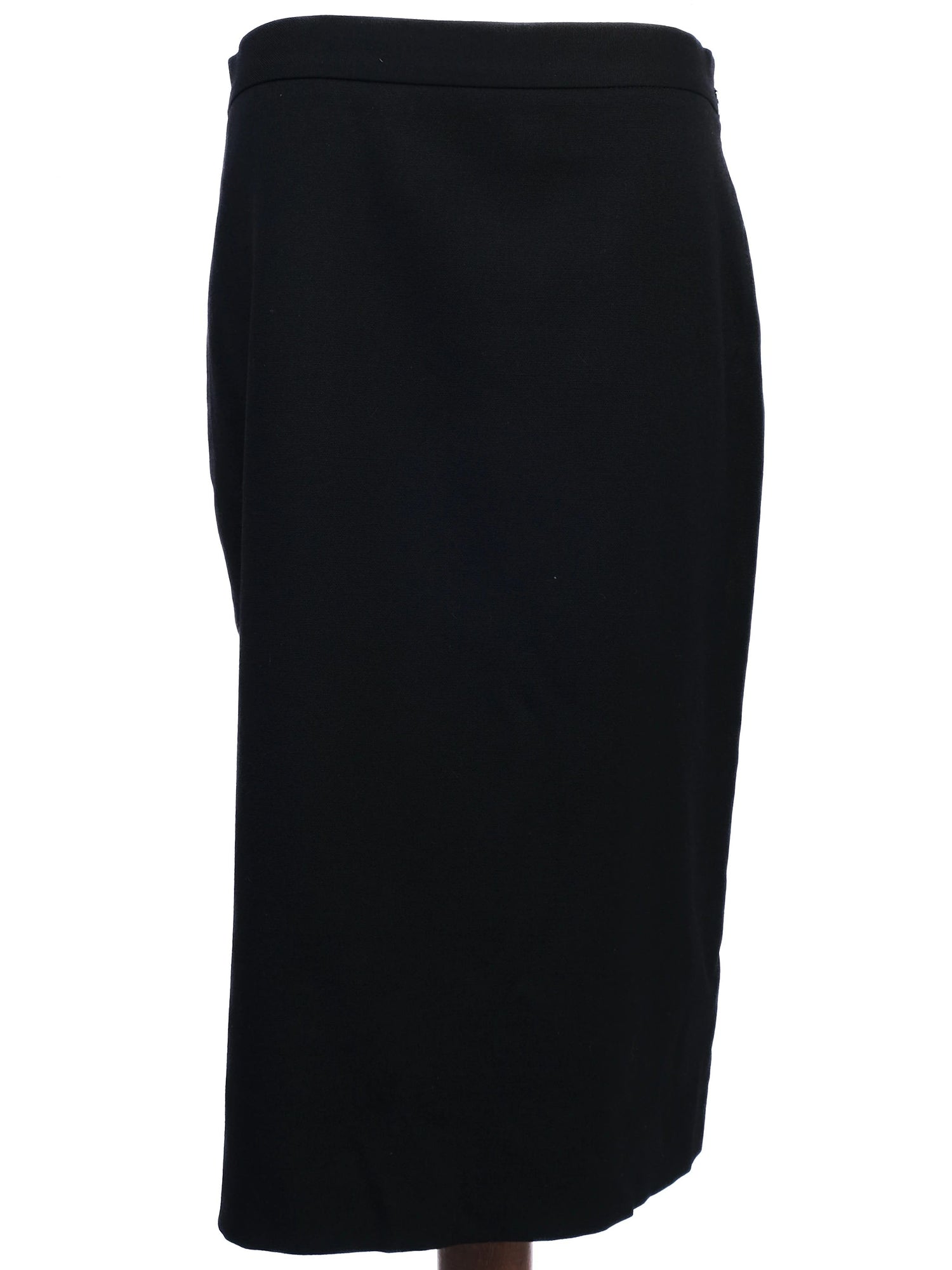 Excellent Moschino Cheap and Chic Black Wool Skirt Size XL