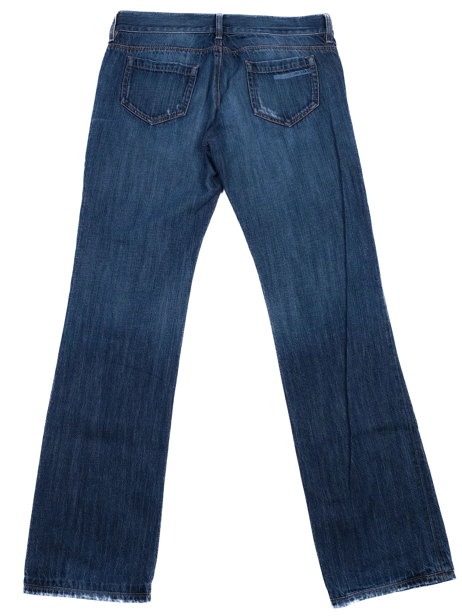 Prada Blue Cotton Jeans Classic Five-Pocket Style Excellent Condition