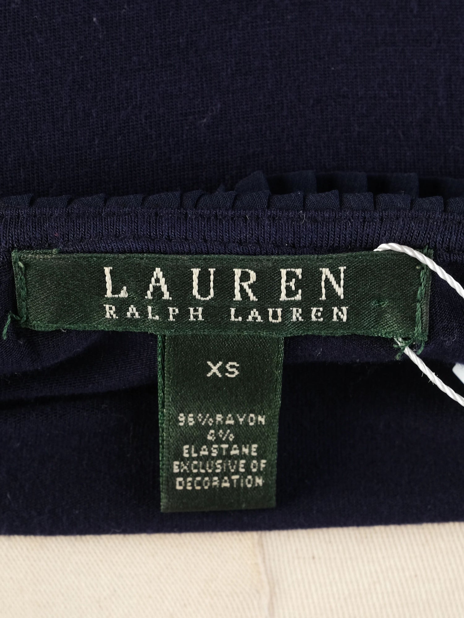 Excellent Ralph Lauren Navy Blue Sleeveless Dress Size XS