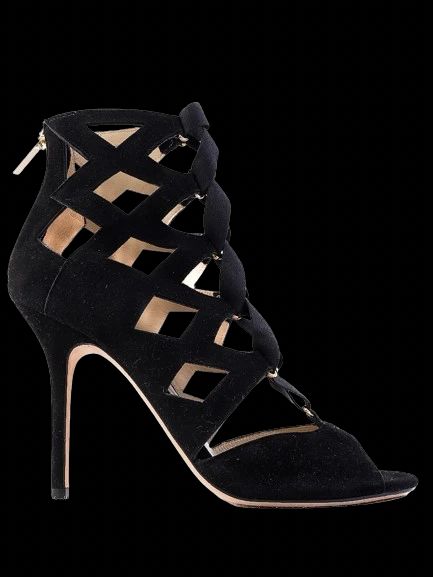 Excellent Jimmy Choo Black Suede High-Heeled Shoes Size 39