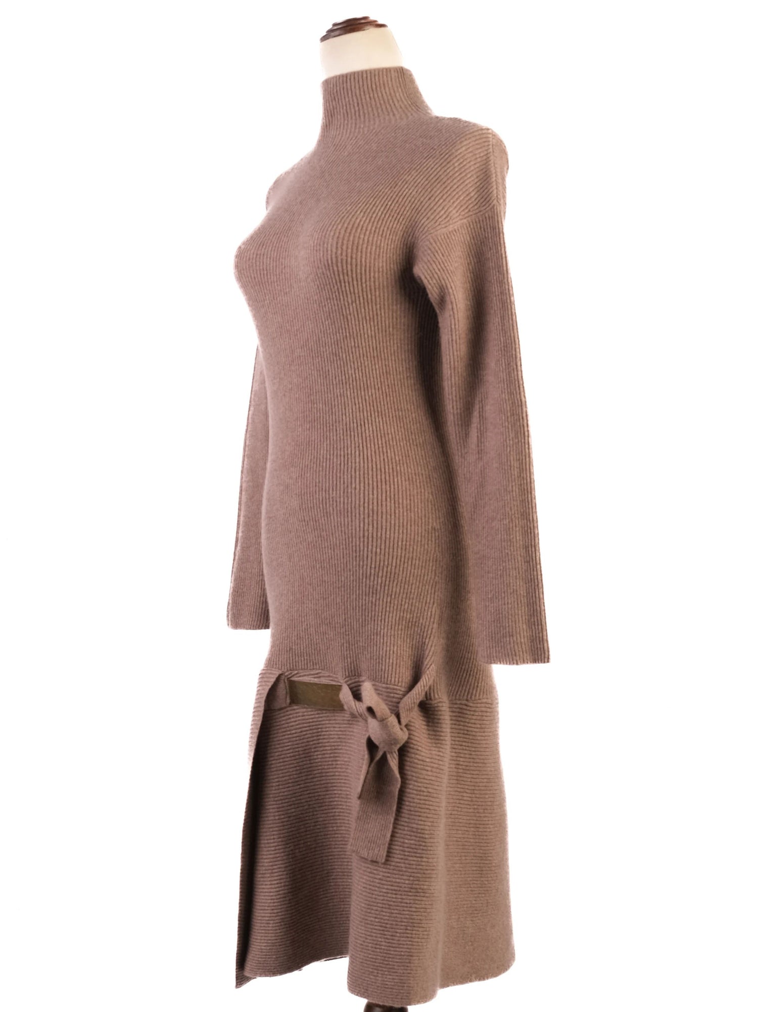 Perfect Brunello Cucinelli Orange Cashmere Dress Size S