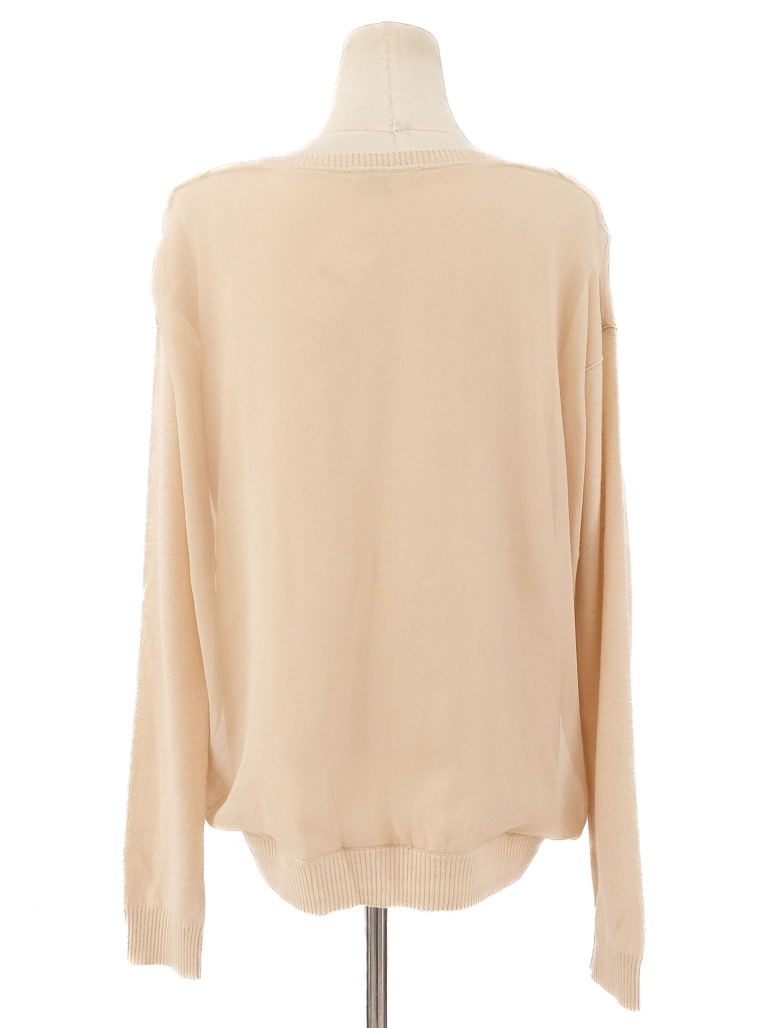 Excellent Vince Orange Wool Sweater Size M for Women