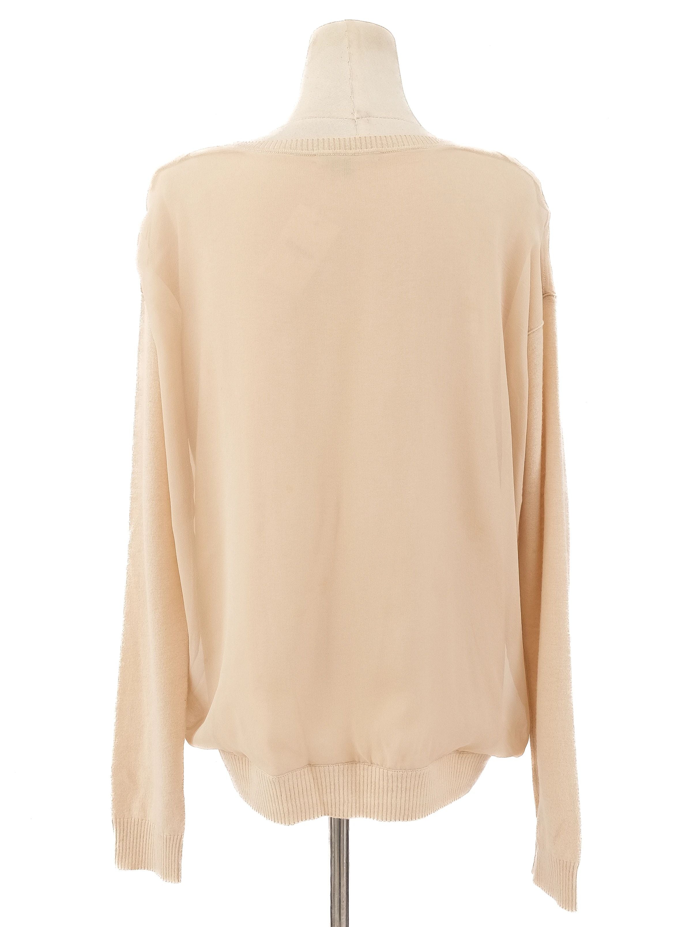 Excellent Vince Orange Wool Sweater Size M for Women