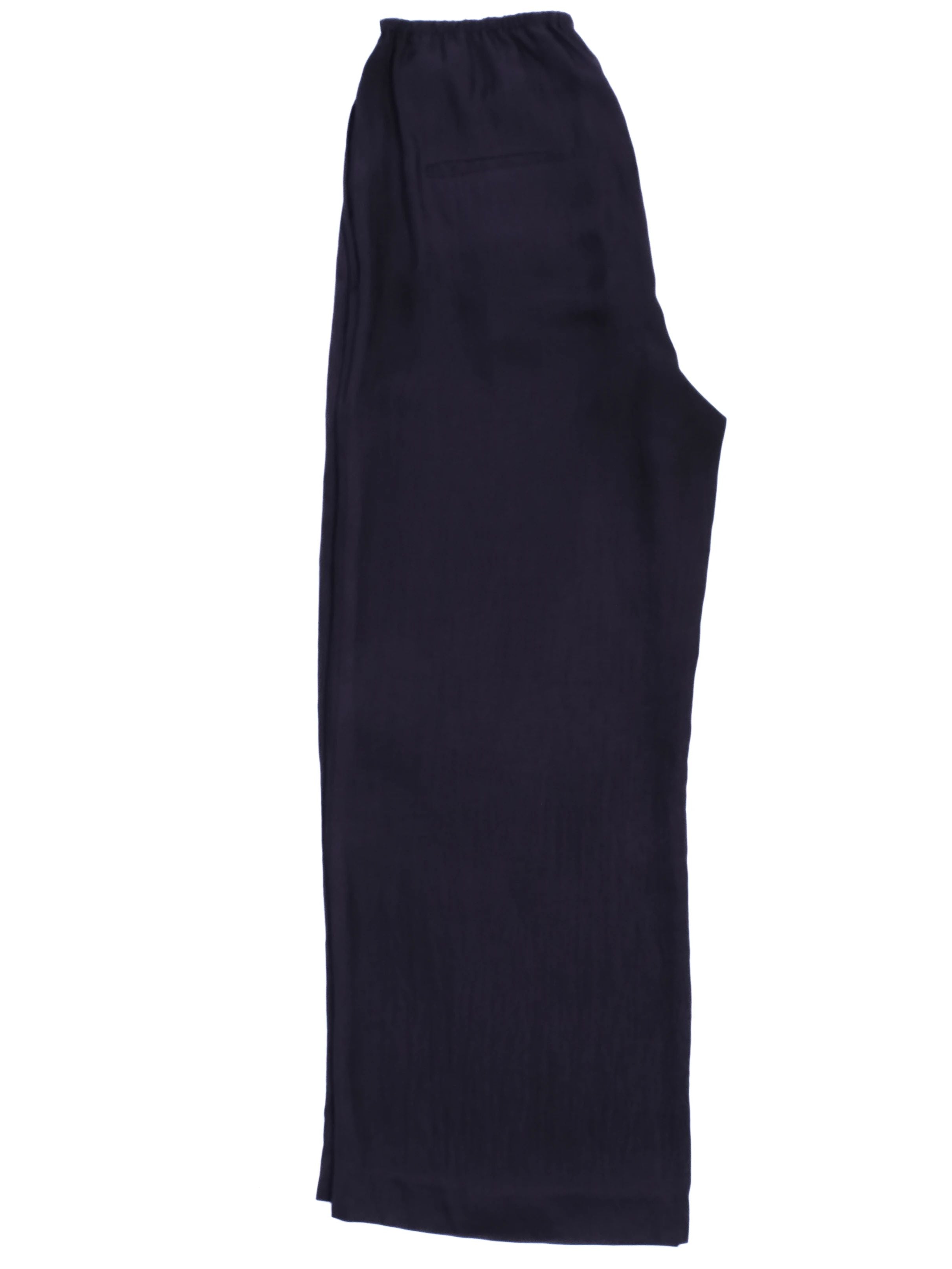 Excellent Vince Blue Wide-Leg Pants Size S Triacetate