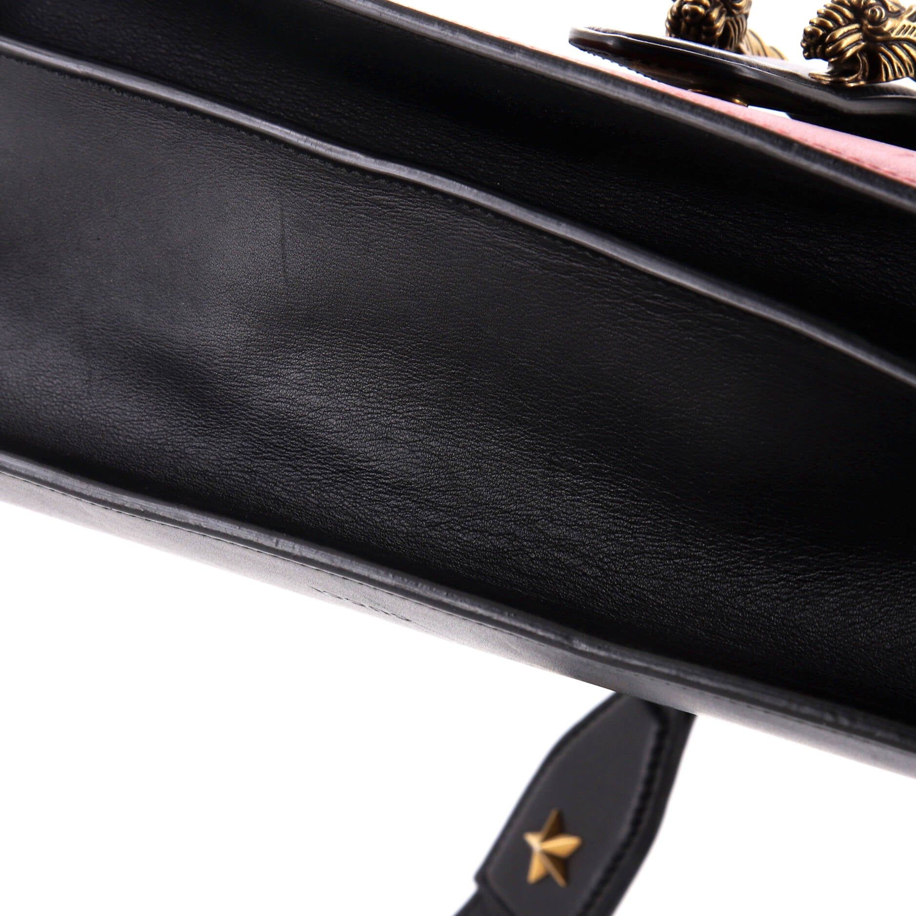 Gucci Dionysus Bamboo Top Handle Bag Colorblock Leather Large