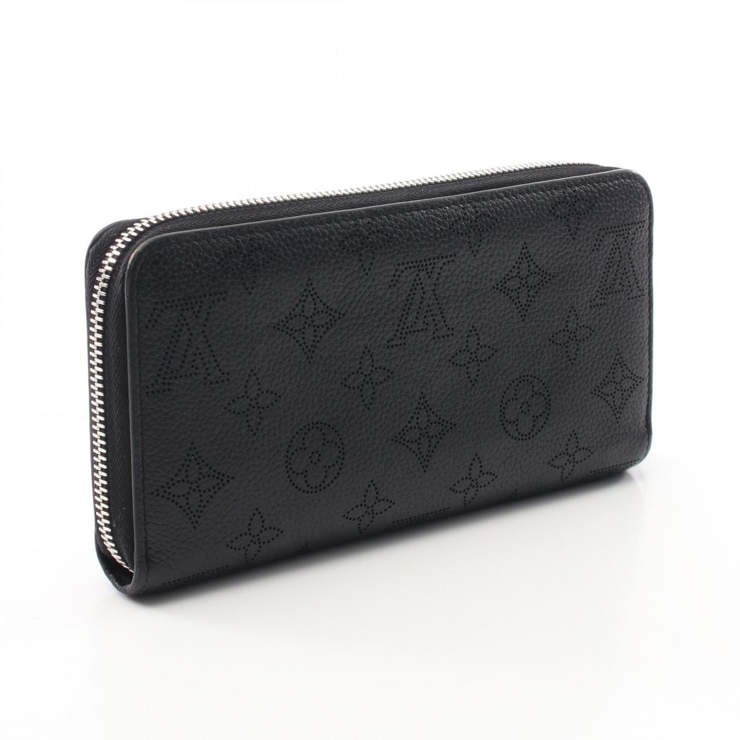 Louis Vuitton Zippy Wallet Black Around Long Wallet M 61867