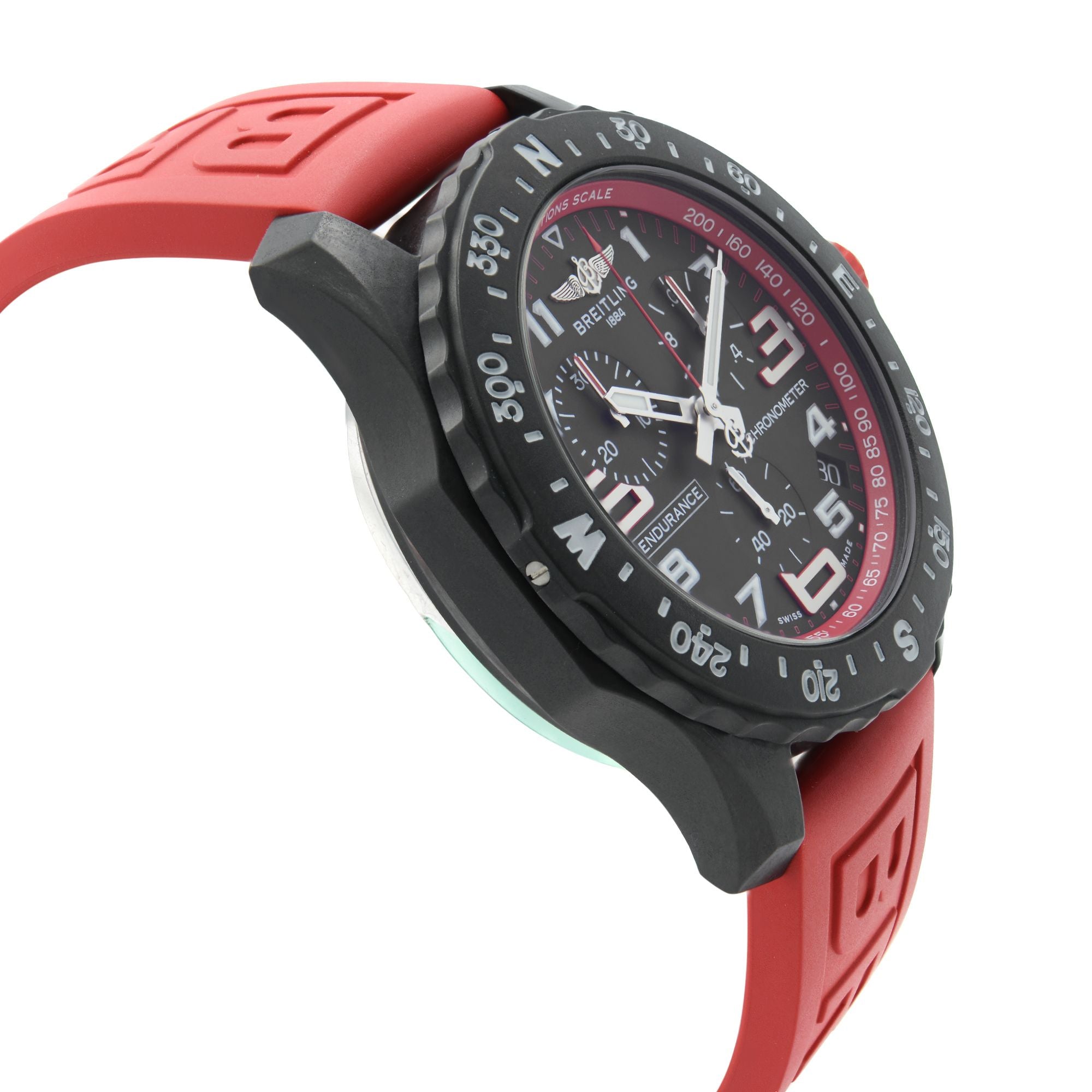 Breitling Endurance Pro Breitlight Red Black Dial Quartz Men Watch X82310D91B1S1