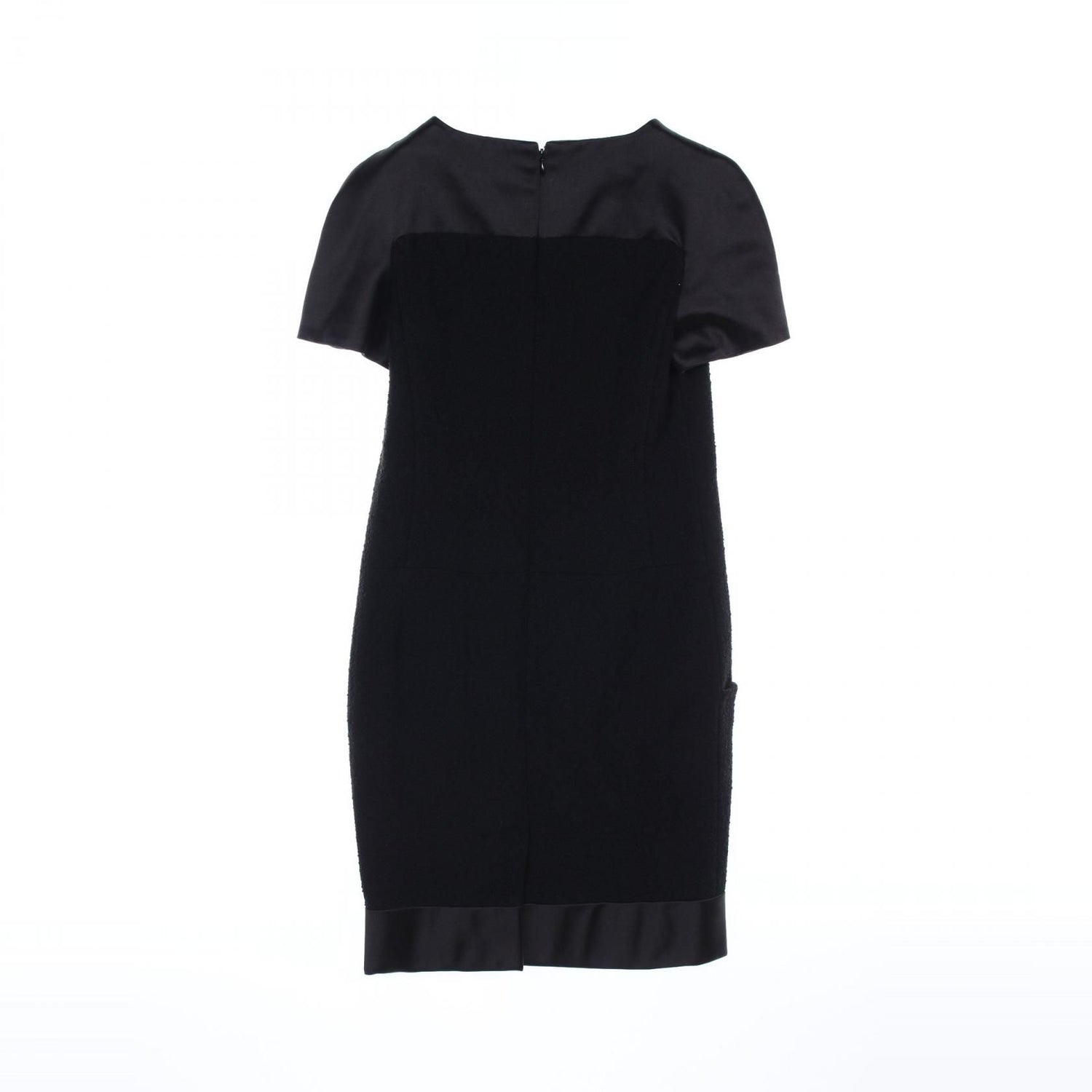 Chanel Black Bijoux Dress Wool Silk P 52338w 05713