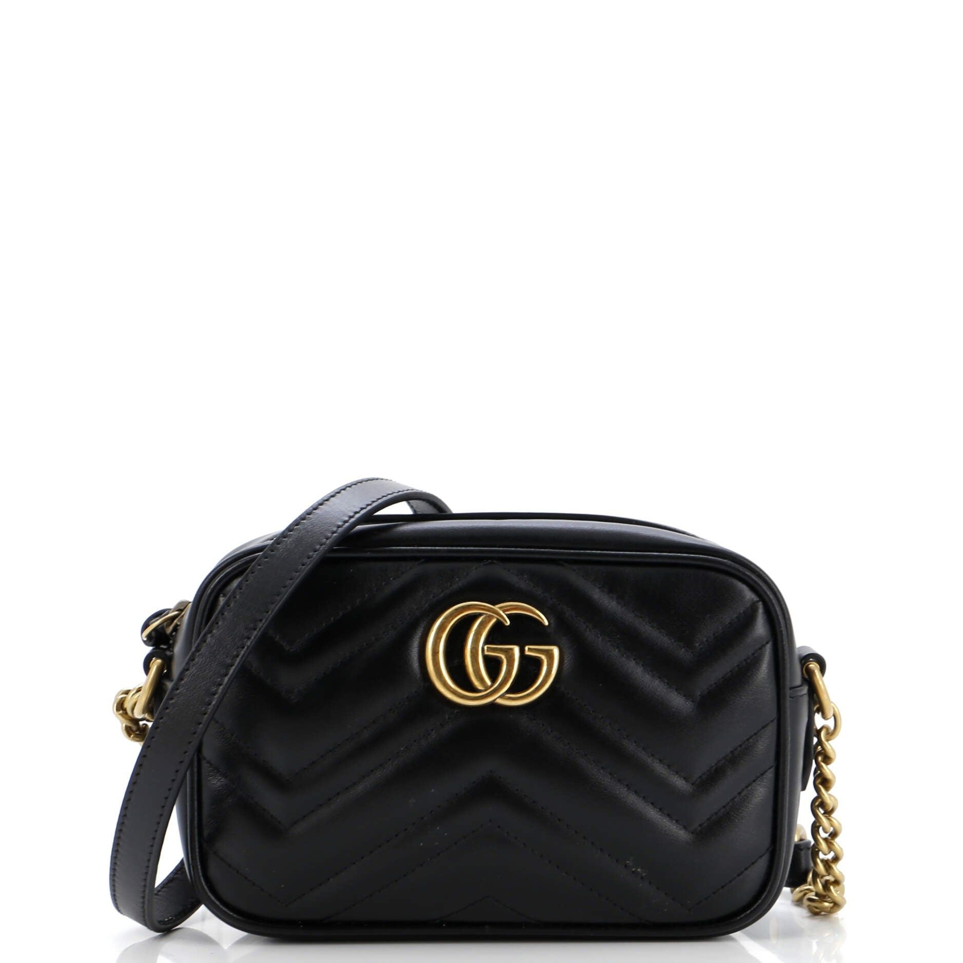 Gg Marmont Shoulder Bag Matelasse Leather Mini
