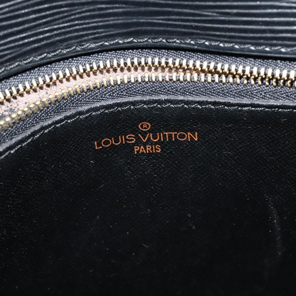 Louis Vuitton Epi Saint Cloud Gm Shoulder Bag Black Noir M 52192 Lv Auth