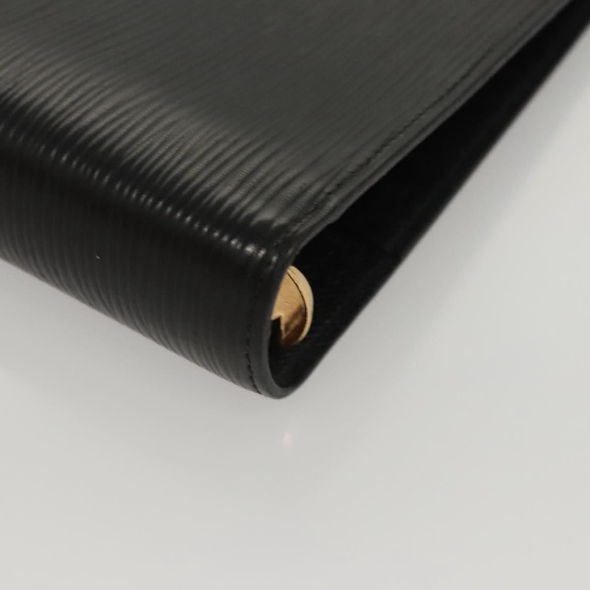 Louis Vuitton Epi Agenda Mm Day Planner Cover Black R 20042 Lv Auth