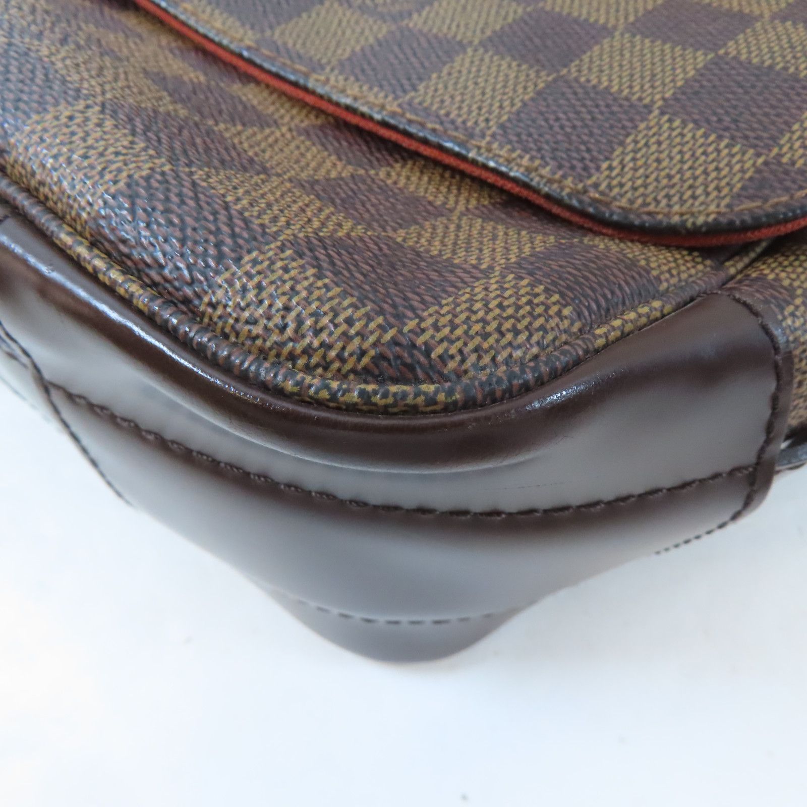 Louis Vuitton Damier Bastille Golden Shoulder Bag Full Color Brown Shoulder Bag N 45258