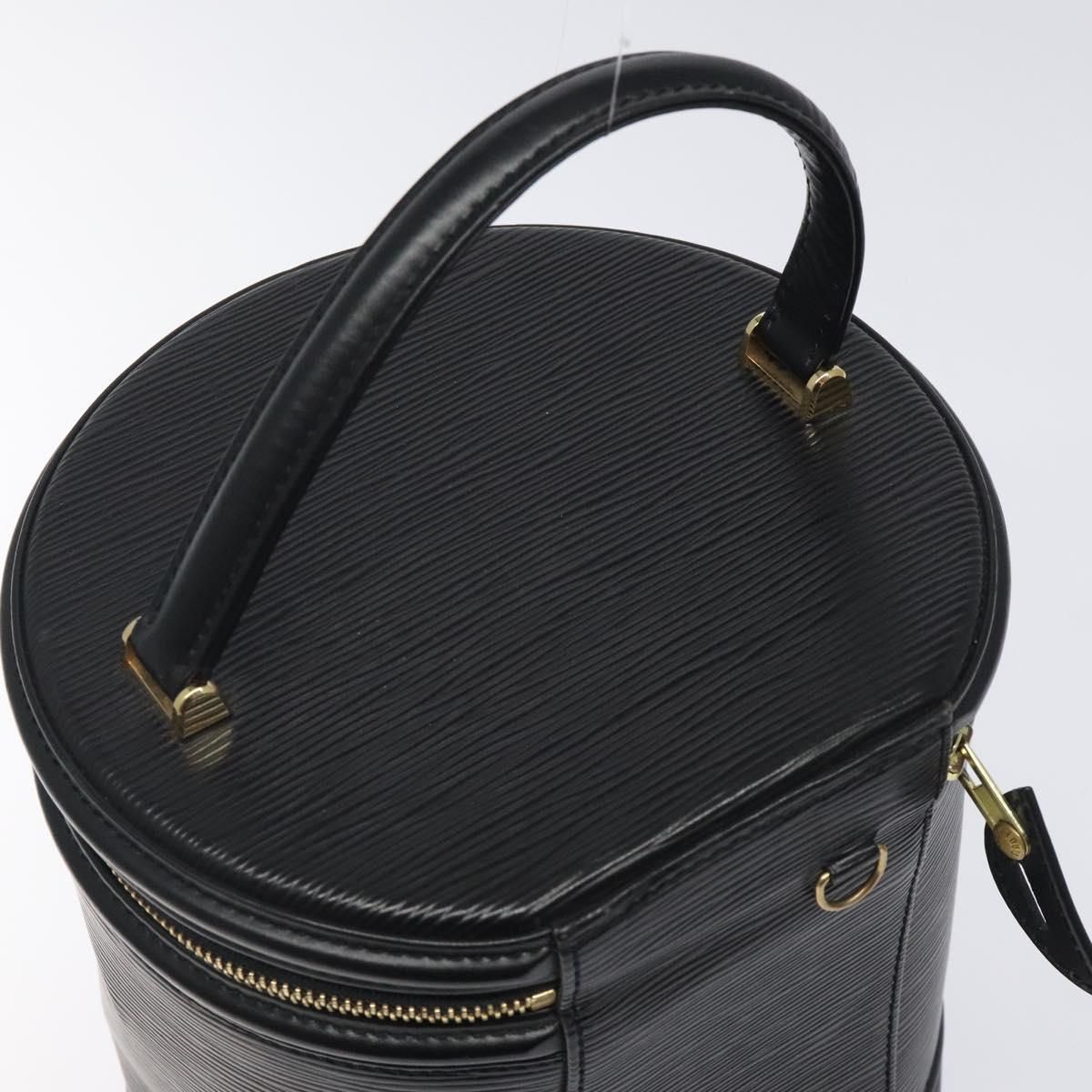 Louis Vuitton Epi Cannes Hand Bag Black M 48032 Lv Auth