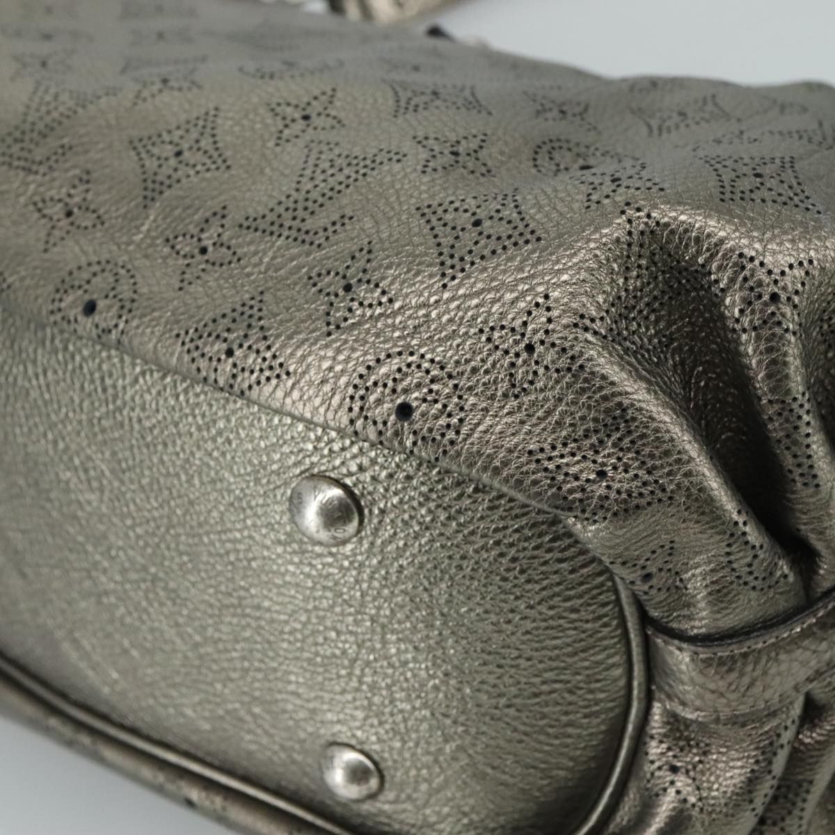 Louis Vuitton Monogram Mahina Xs Shoulder Bag Bronze M 95717 Lv Auth