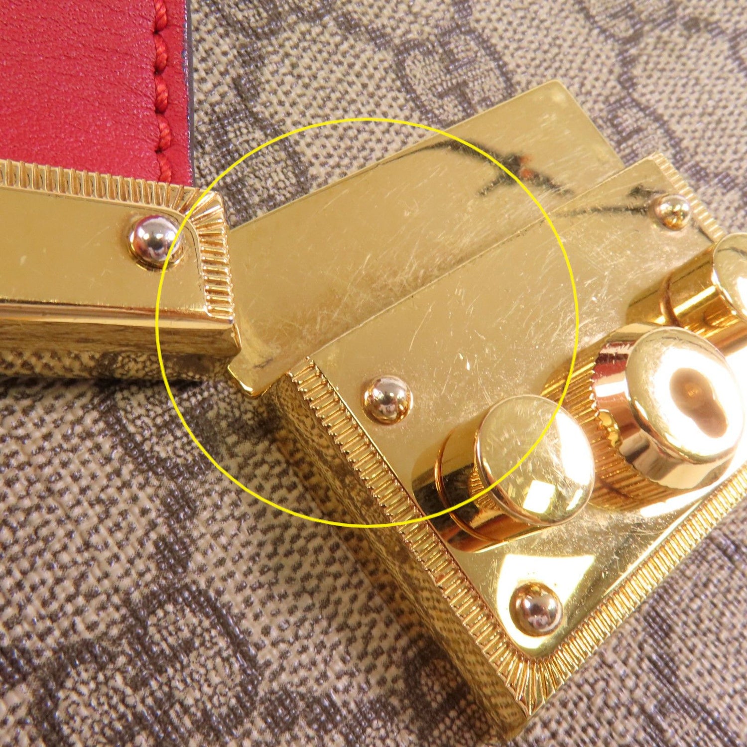 Gucci Medium Padlock Tote, GG Supreme