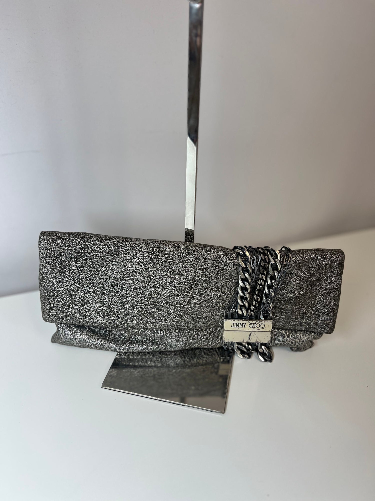 Jimmy Choo Clutch Bagmini Bag Leather