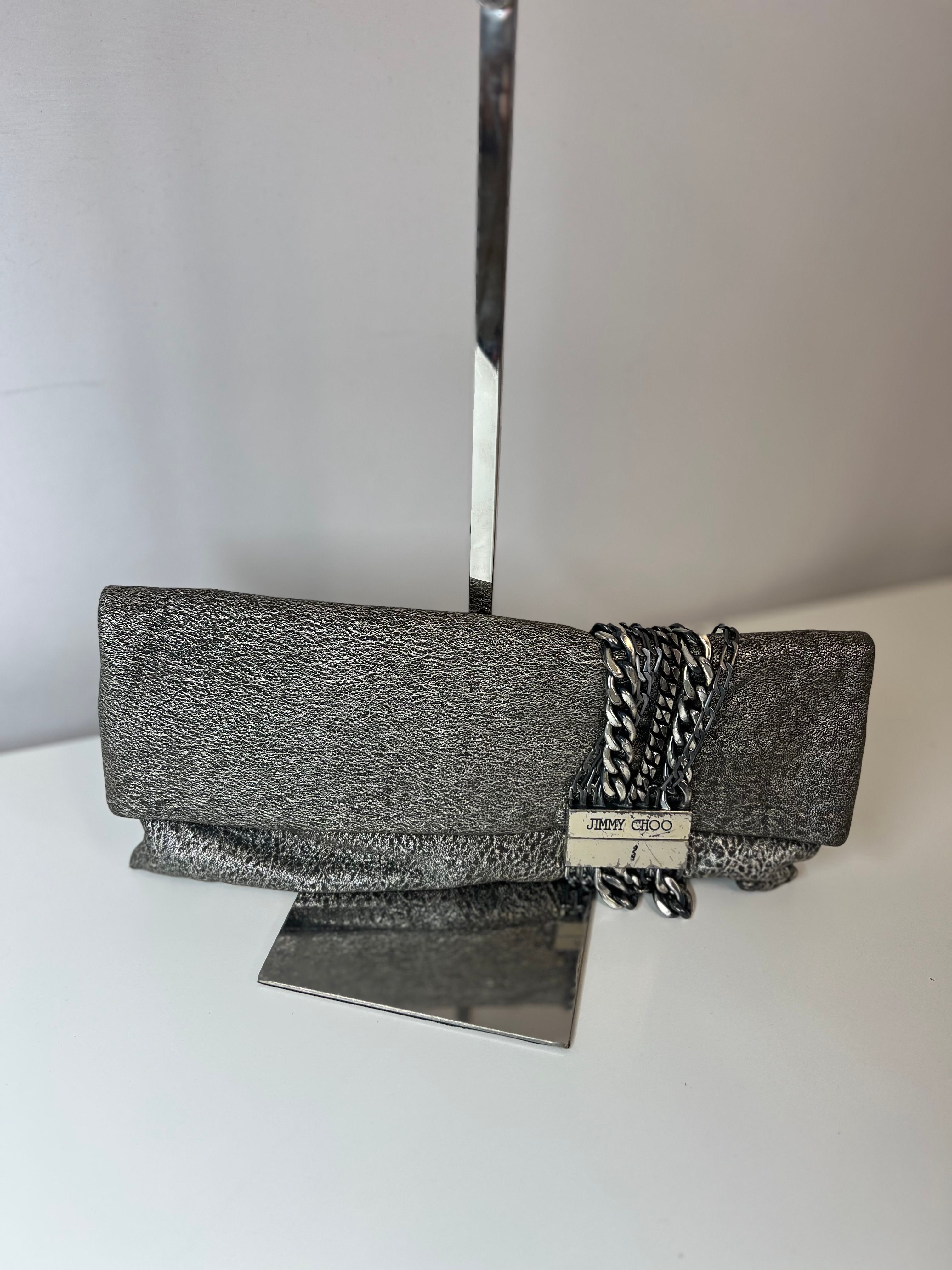 Jimmy Choo Clutch Bagmini Bag Leather