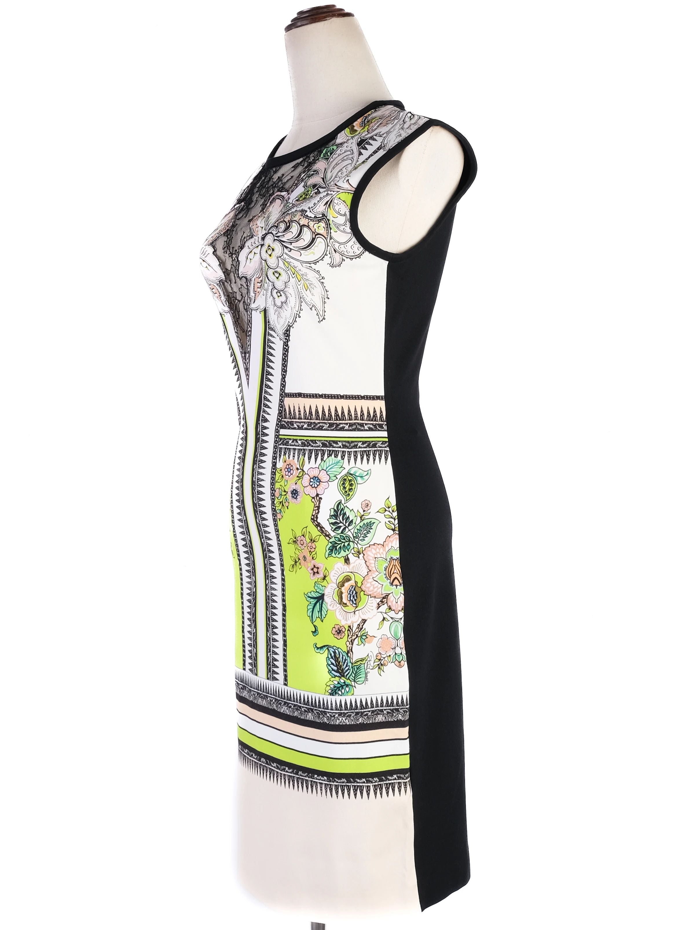 Excellent Roberto Cavalli Sleeveless Dress Size L Combined Viscose