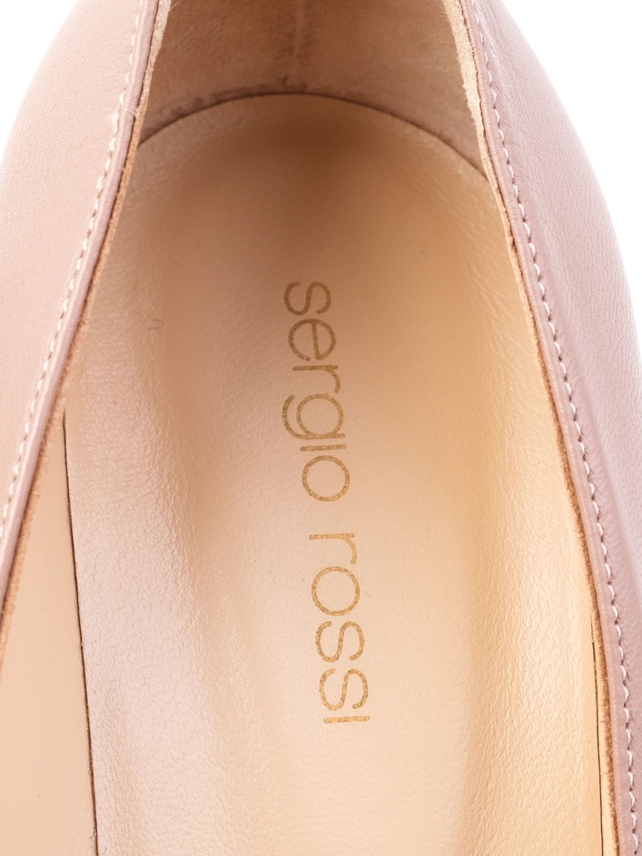 NEW Sergio Rossi Pink Leather High-Heeled Pumps Size N/A