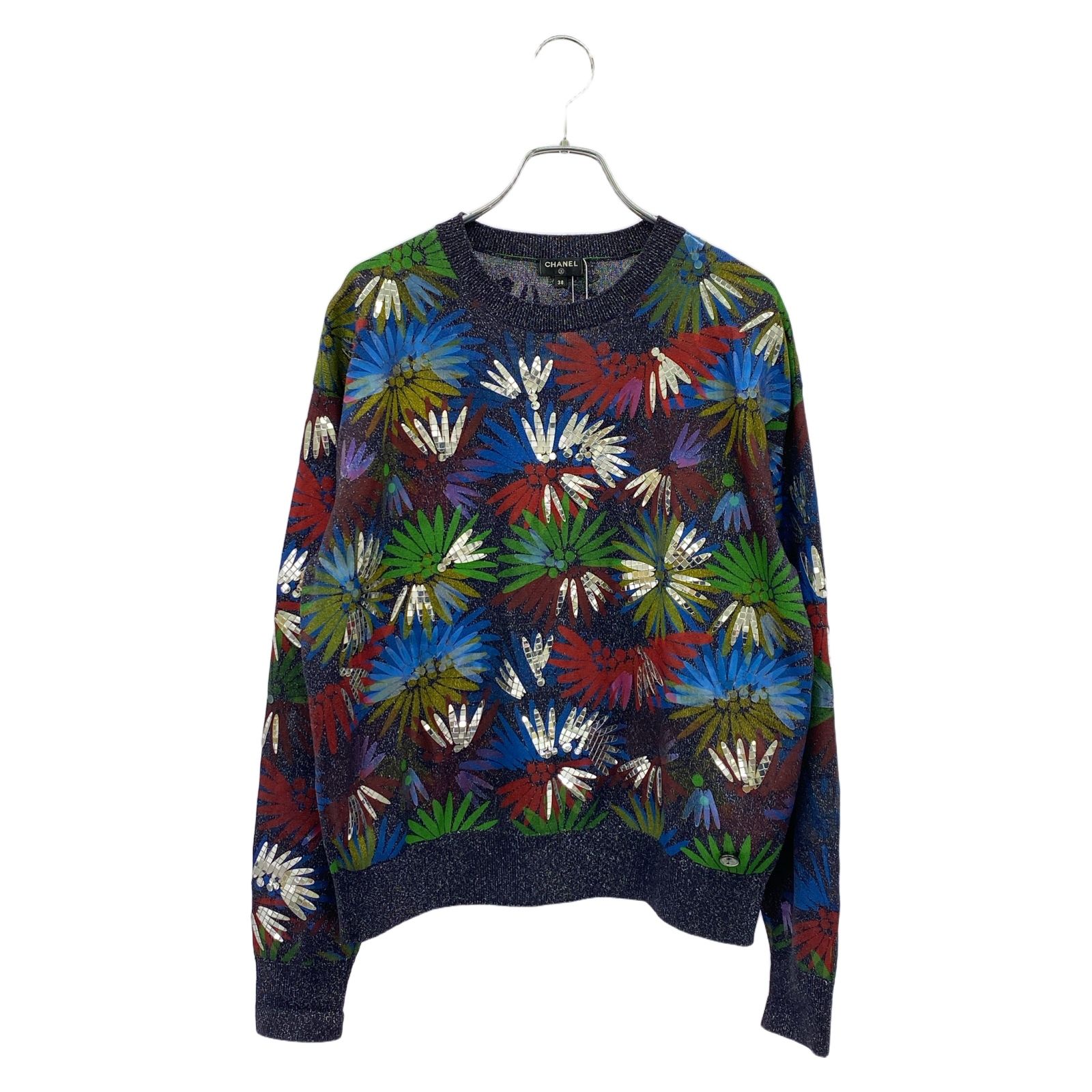 Chanel Multicolor Knit Polyester P 55756k 07299