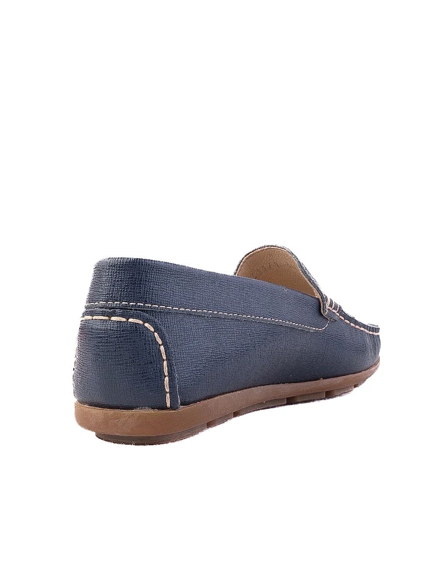 Excellent Gianfranco Ferr� Blue Leather Moccasin Loafers Size 34