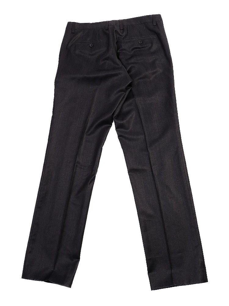 Excellent Cinque Black Suit Size M Viscose Jacket & Pants Set